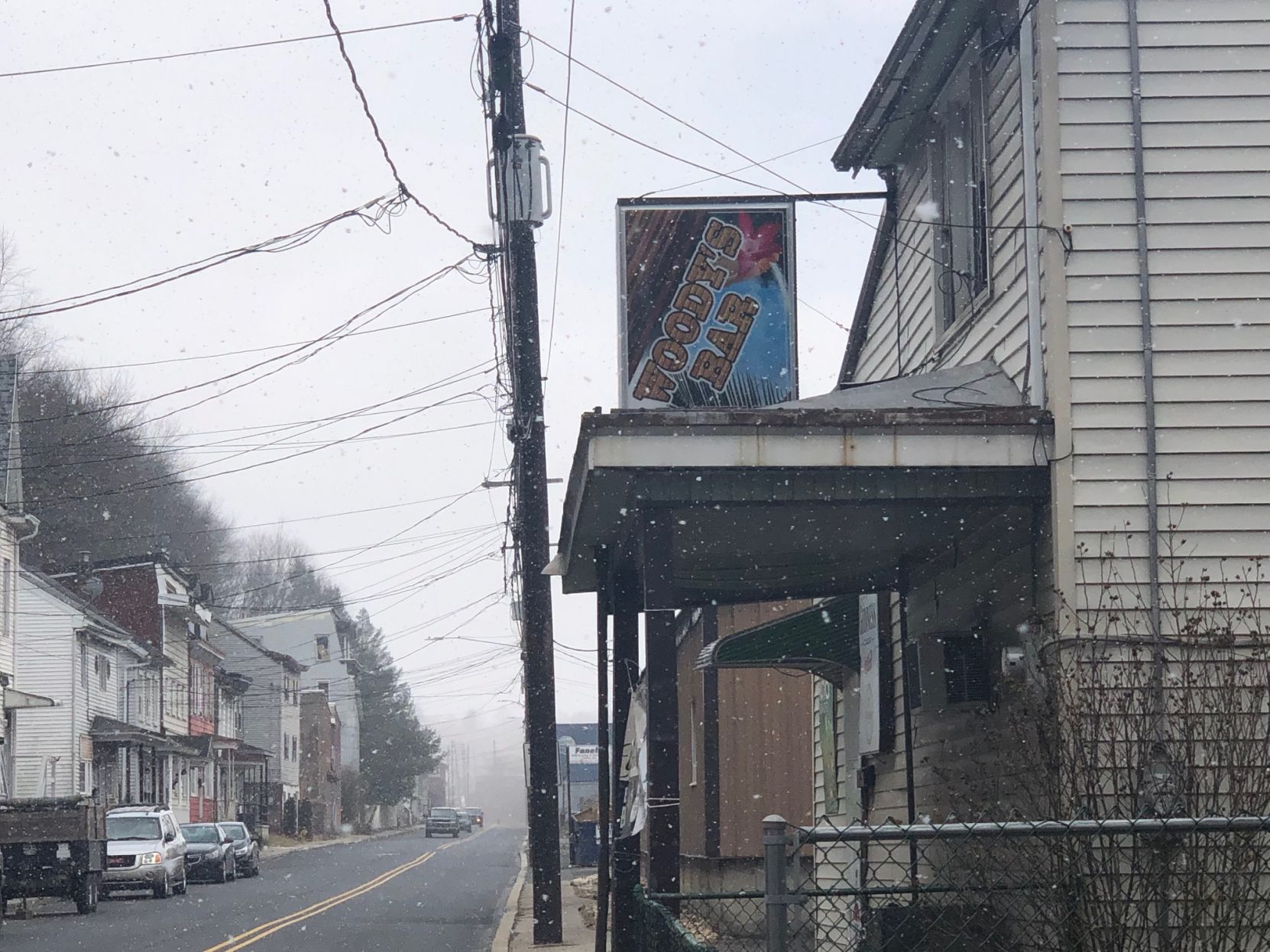 Outside of Woody's Bar
